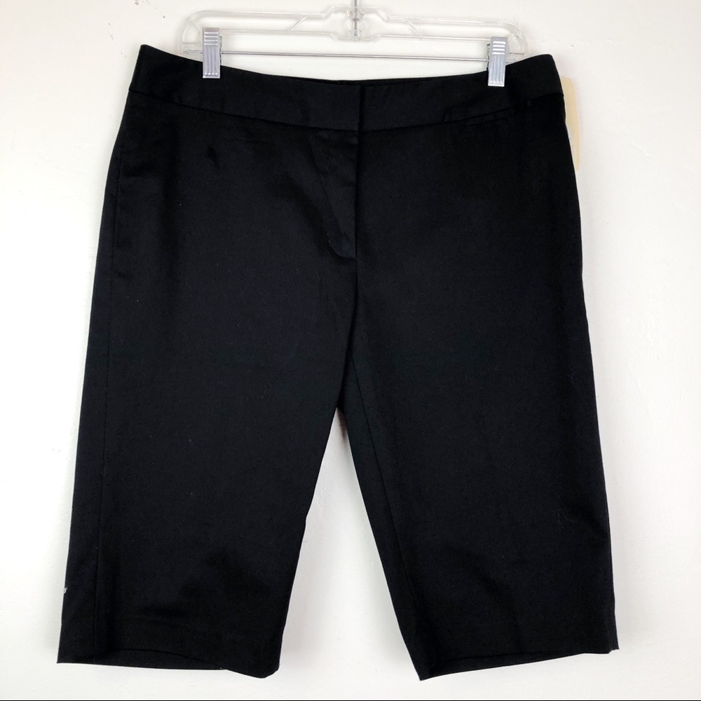 NWT Nordstrom Classiques Entire Black Shorts Sz 12